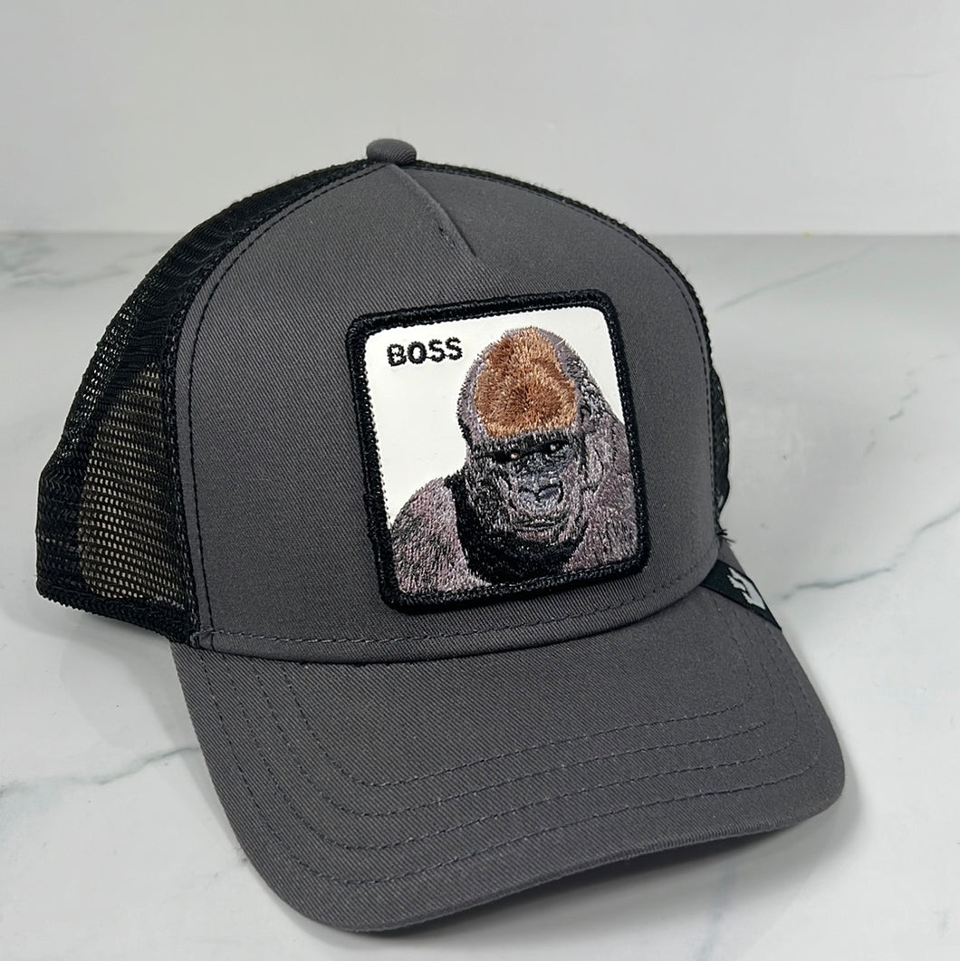 Goorin bros boss ajustable hat gray