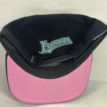 Load image into Gallery viewer, Florida marlins pro Standard side patch pink bottom snapback
