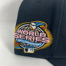 Load image into Gallery viewer, Florida marlins pro Standard side patch pink bottom snapback
