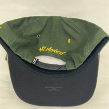 Load image into Gallery viewer, JC HI Money 💴 olive 🫒 camo snapback hat
