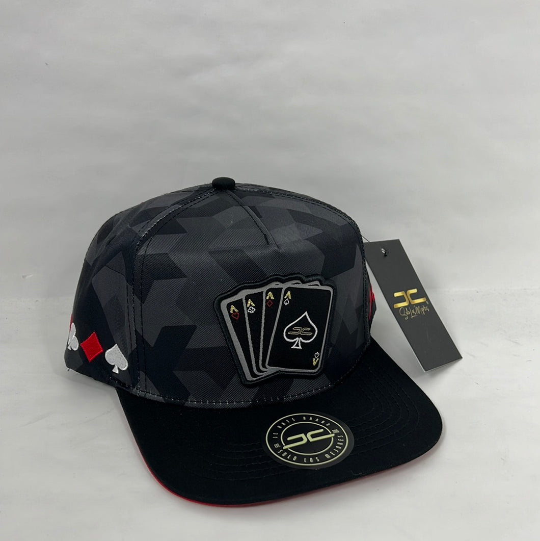 Jc Poker ♦️ Red Bottom Snapback