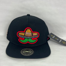 Load image into Gallery viewer, Viva Mexico 🇲🇽 JC Snapback Hat 🧢 Black

