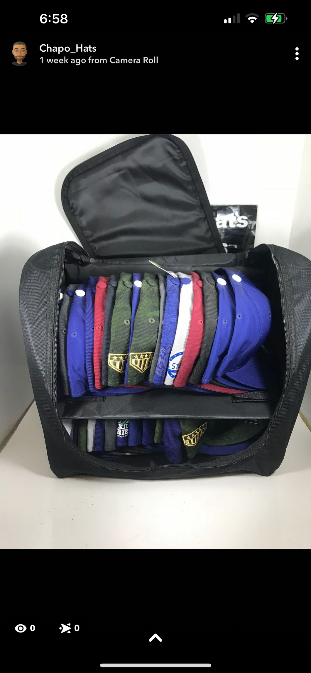 Cap 🧢 carrier it fits 24 hat