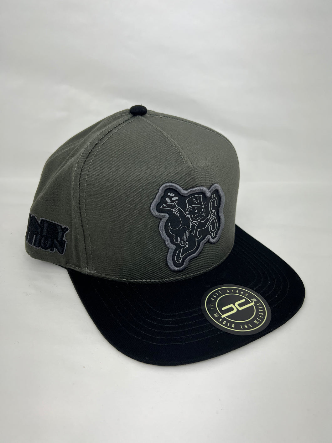 Manopoly jc charcoal gray black bill