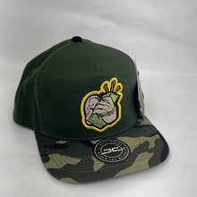 Load image into Gallery viewer, JC HI Money 💴 olive 🫒 camo snapback hat
