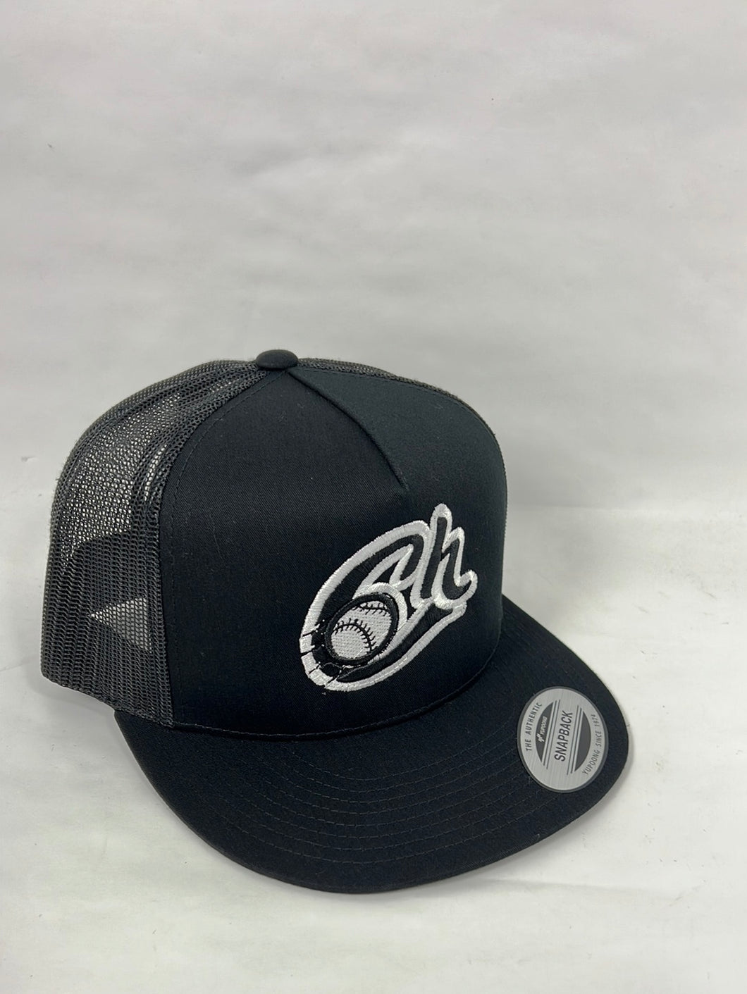 Charros De Jalisco Truker Snapback Hat 🧢 Black White Logo