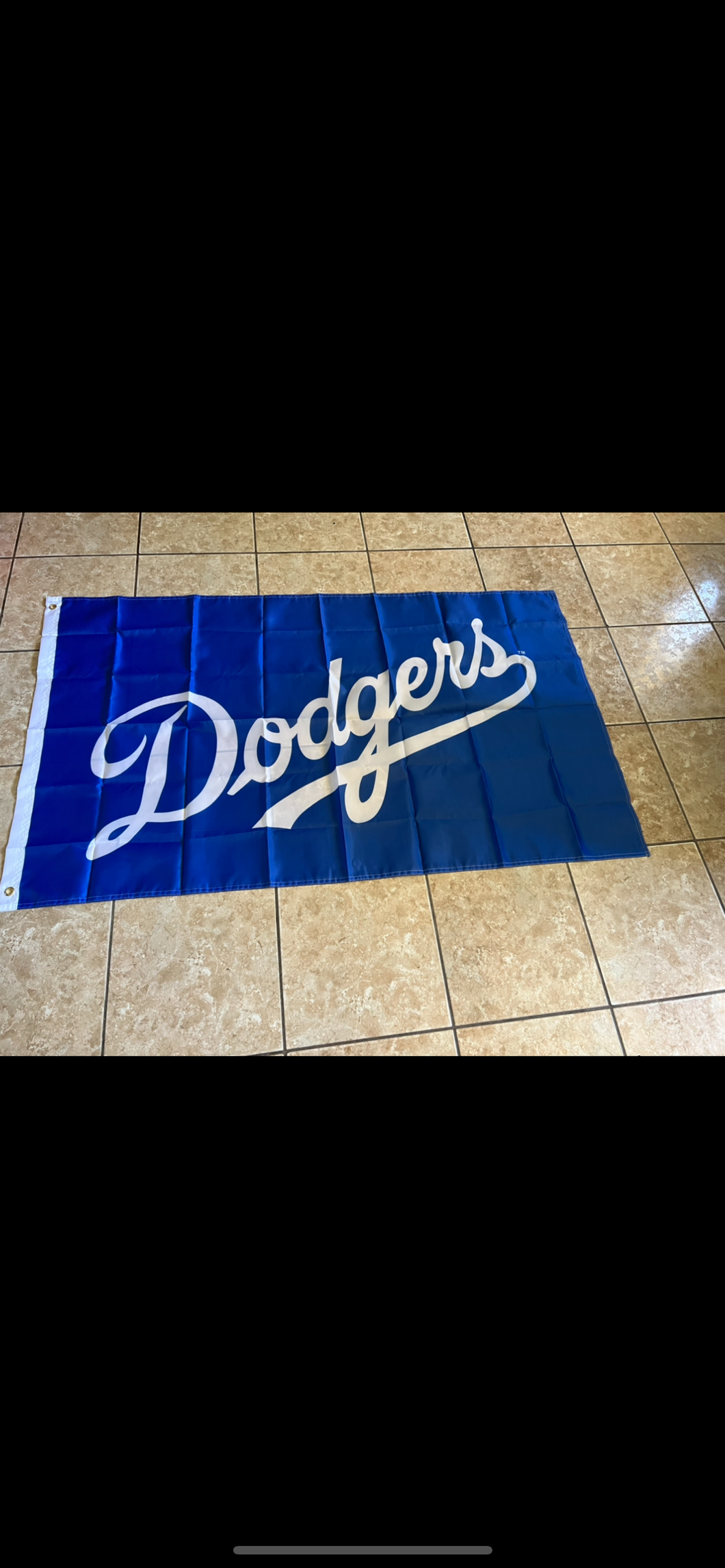 Dodgers flag 5 by 3 ft