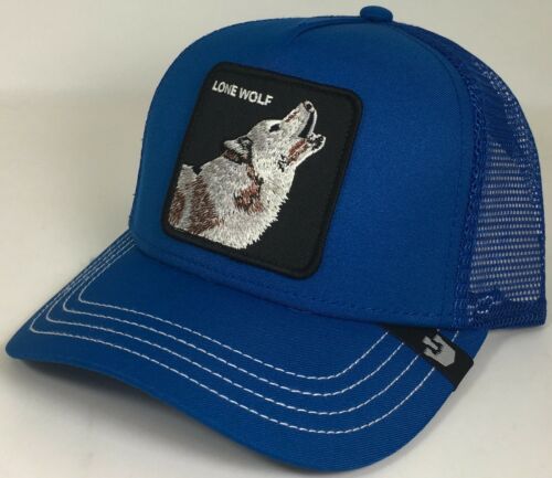 Lone Wolf Goorin Bros Blue Snap Back Adjustable Brand New Ships Now !!!