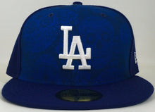 Load image into Gallery viewer, Los Angeles Dodgers Blue Skulls New Era 59FIFTY Fitted Brand New Ships Now !!!
