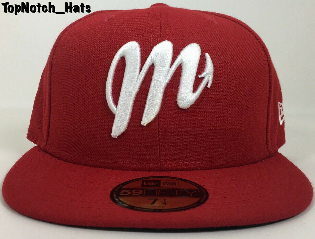 Diablos Rojos De Mexico 59FIFTY Fitted Red/White New Era Brand New Ships Now !!!