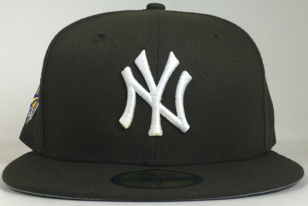 New York Yankees New Era 59FIFTY Fitted World Series 1996 Brown/White New !!!