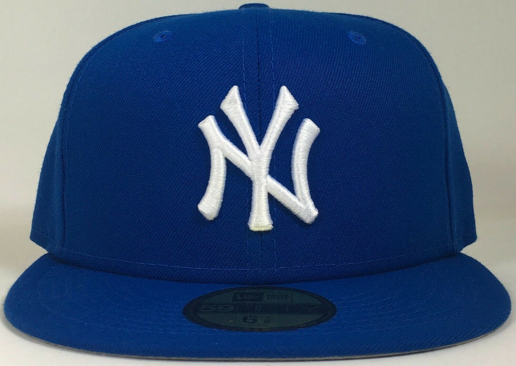 New York Yankees New Era 59FIFTY Fitted Blue/White Brand New Ships Now !!!