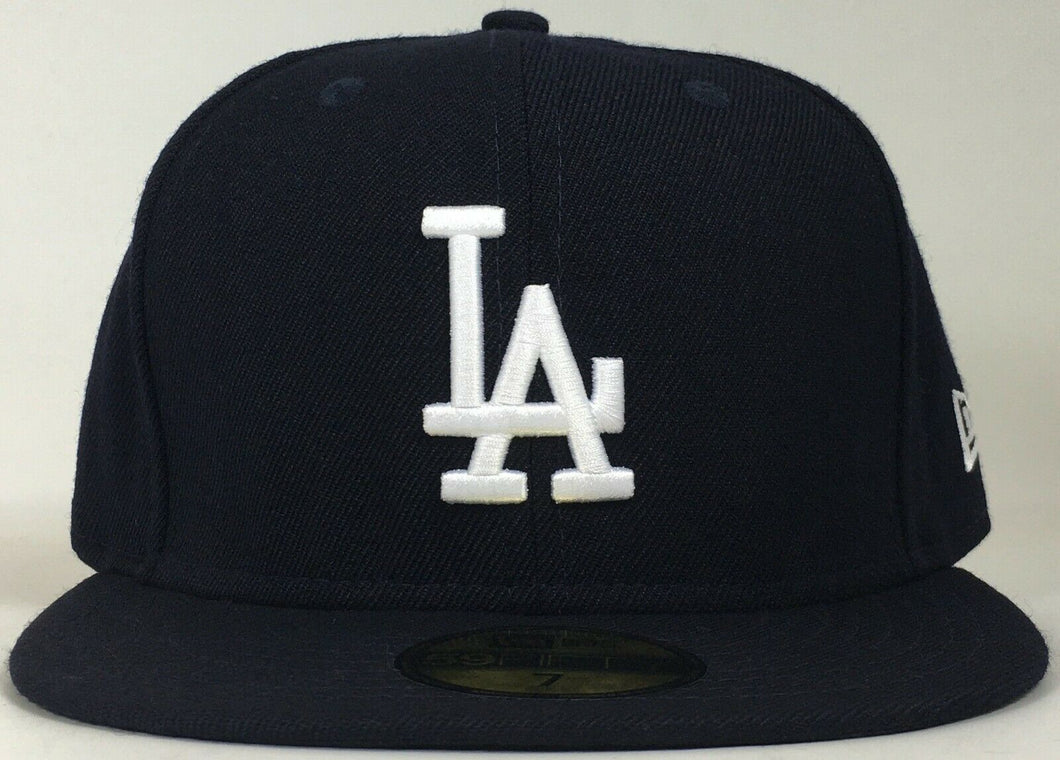 Los Angeles Dodgers 59FIFTY Fitted New Era Navy Blue Brand New Ships Now !!!