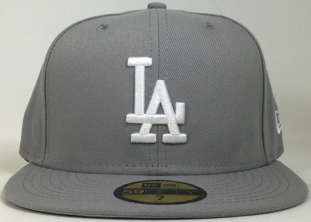Los Angeles Dodgers 59FIFTY Fitted New Era Gray/White Brand New Ships Now !!!