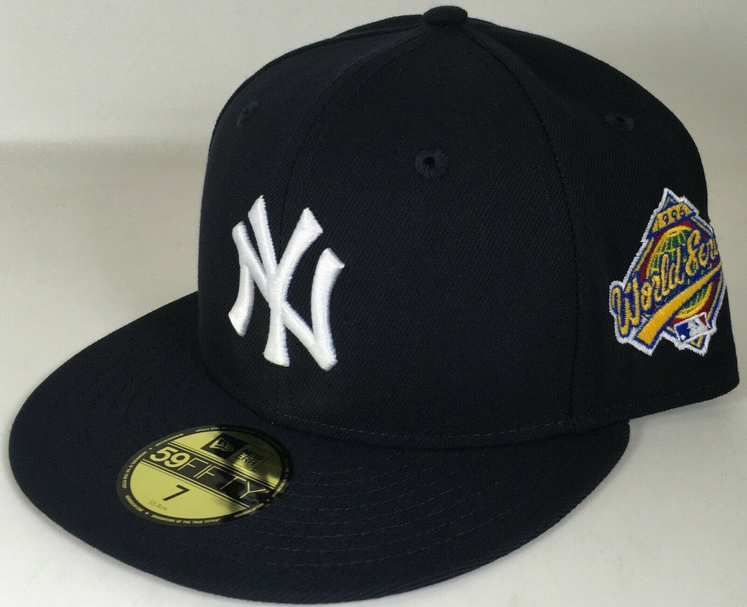 New York Yankees 59FIFTY Navy Blue 1996 World Series New Exclusive Ships Now !!!