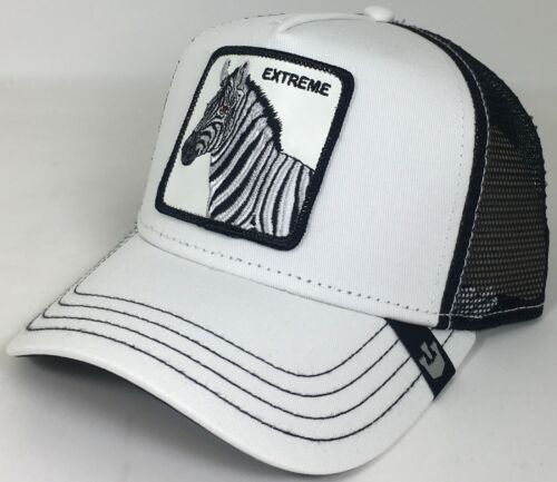 Zebra Extreme Goorin Bros White Snap Back Adjustable Brand New Ships Now !!!